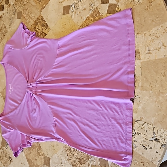 Willi Smith Purple Top Shirt Blouse Size M Medium - Picture 5 of 16